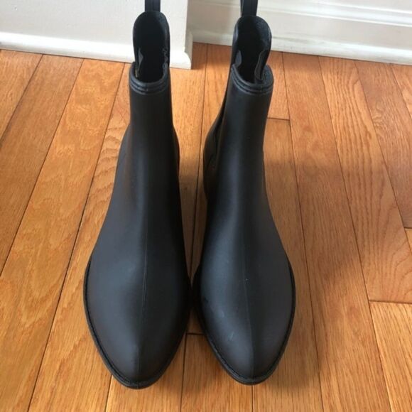 Jeffrey Campbell Ankle Chelsea Rain Boot Black - Picture 5 of 6